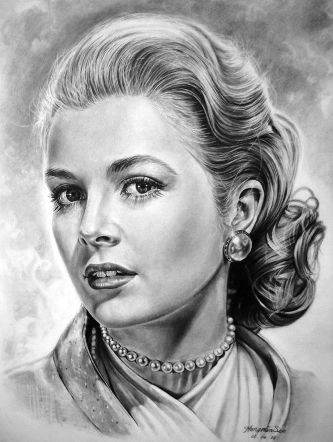 лицо актрисы - портрет, пано, девушка, картина - оригинал