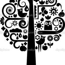 Схема вышивки «Arbol»