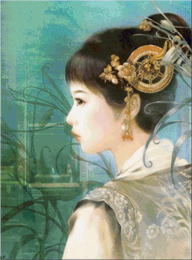 восточная красавица - девушка, красавица, восток - предпросмотр