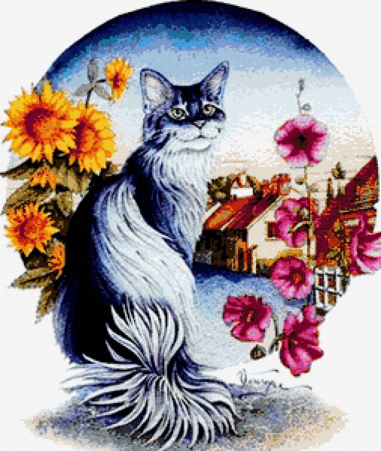 Серия "Городские коты" - кошки - предпросмотр