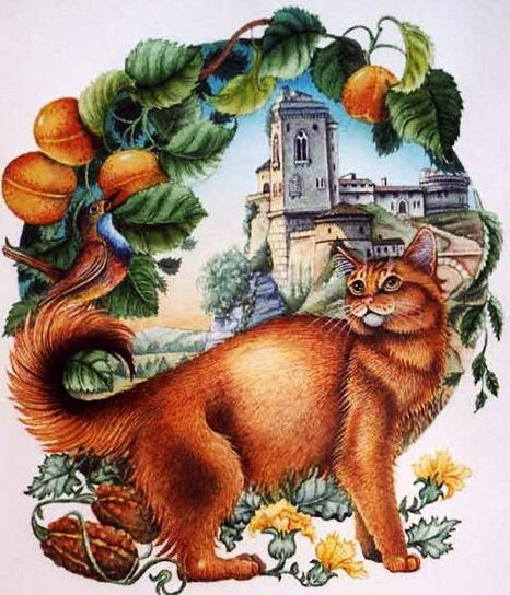 Серия "Городские коты" - кошки - оригинал