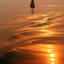 Схема вышивки «Парусник»