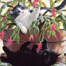 Схема вышивки «шалуны»