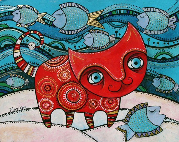 Кот - фэнтази, кот - оригинал