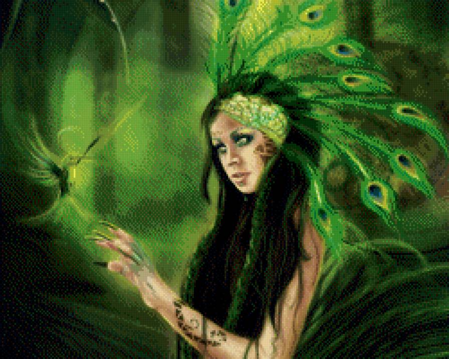 девушка - девушка, птица, наложница - предпросмотр