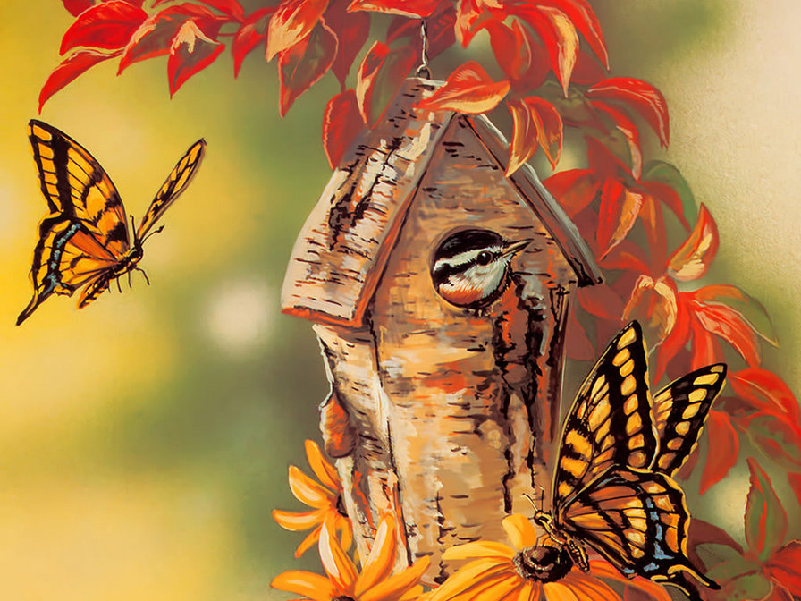 №683565 - птицы, животные - оригинал