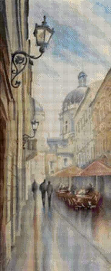 Львів. Ніжне світло - города, за картиною олени королюк - предпросмотр