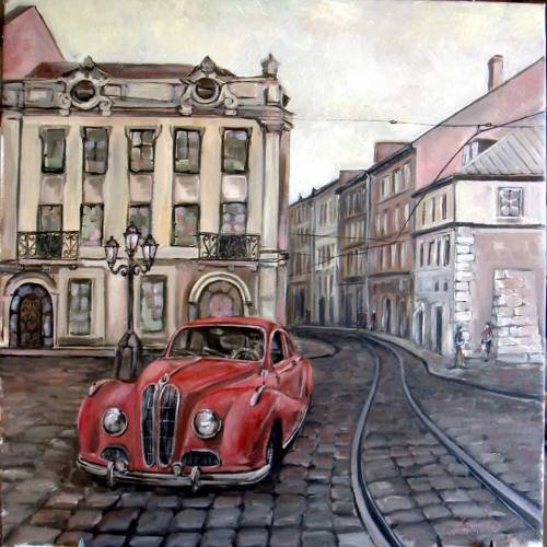 Львів. Мандруючи старим містом - за картиною андрія полозова, города - оригинал