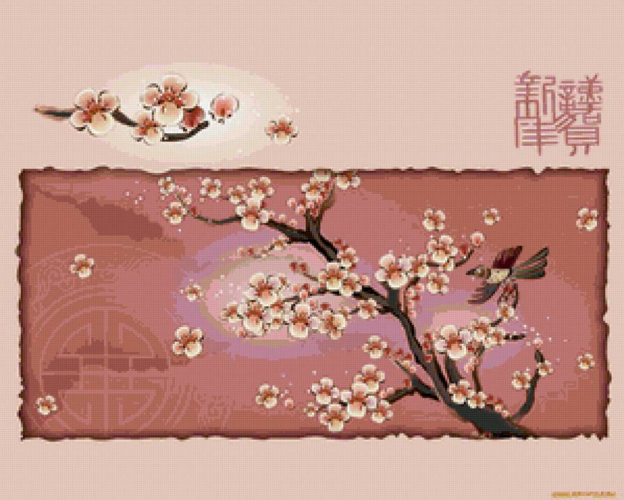 Сакура - китай, цветы - предпросмотр