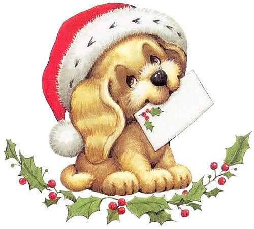 щеночек - пес, животные, щенок, собака, песик, новый год, собачка, рождество - оригинал