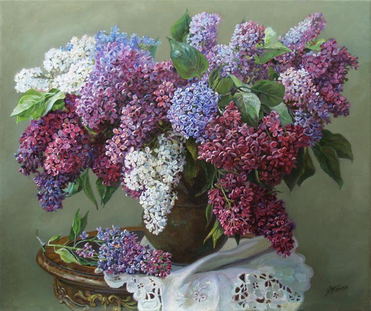 Букет сирени - цветы, сирень, природа, букет - оригинал