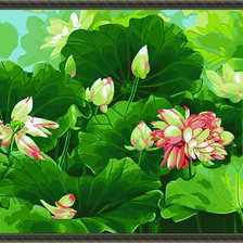 Схема вышивки «цветы»