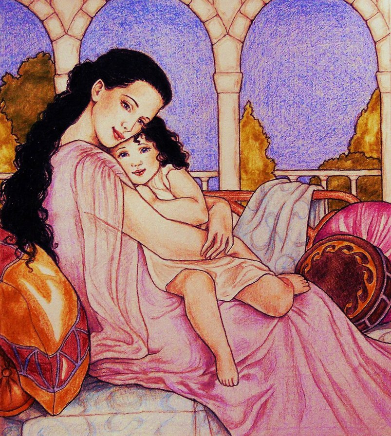 Арвен и Элдарион - сказки, эльфы - оригинал