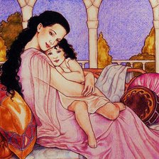 Схема вышивки «Арвен и Элдарион»