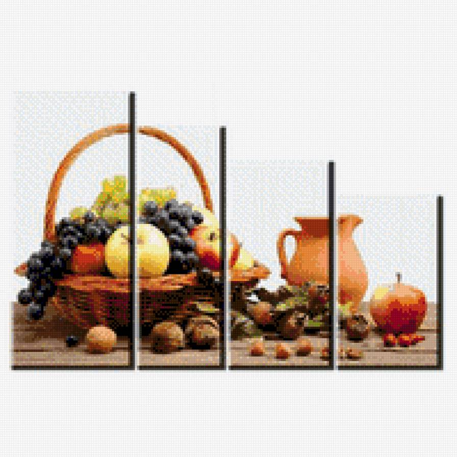 натюрморт - полиптих фрукт натюрморт - предпросмотр