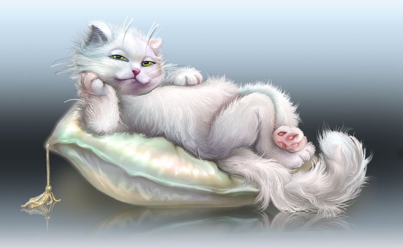 Кошка леди - оригинал