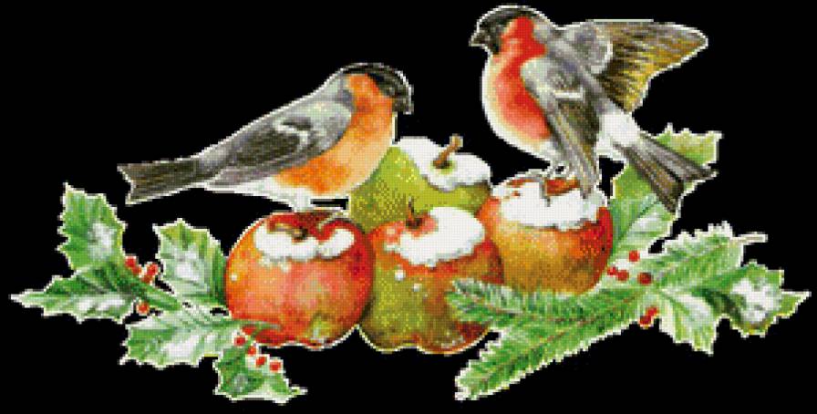 Снегири - предпросмотр