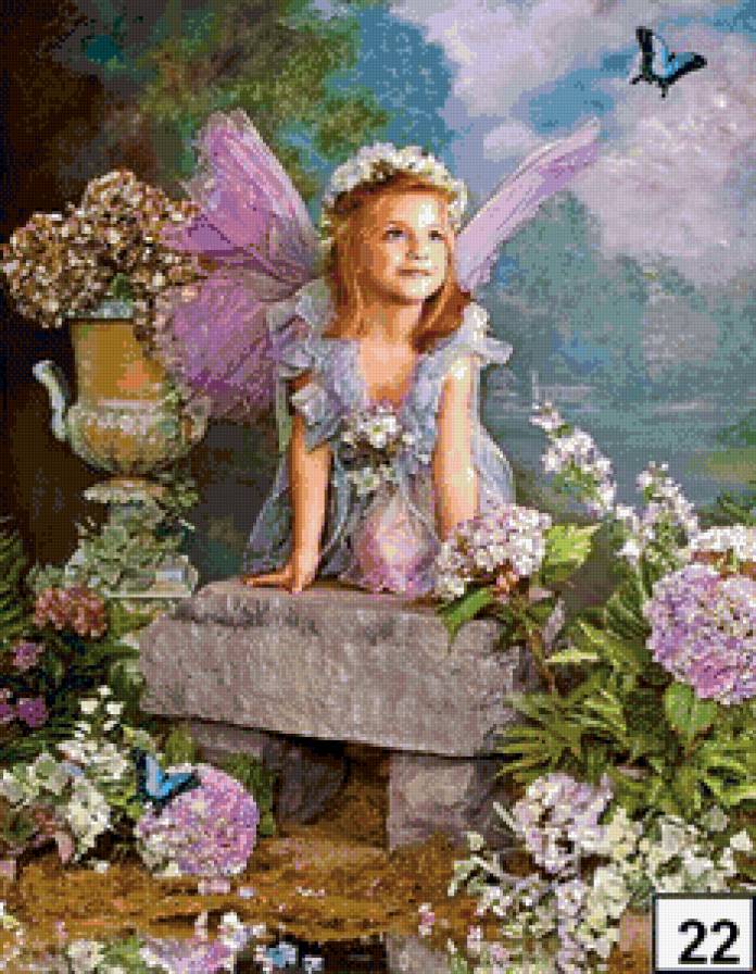 маленькая бабочка - дети, девочка, бабочка - предпросмотр