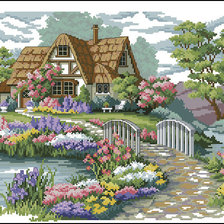 Схема вышивки «ДОМИК»