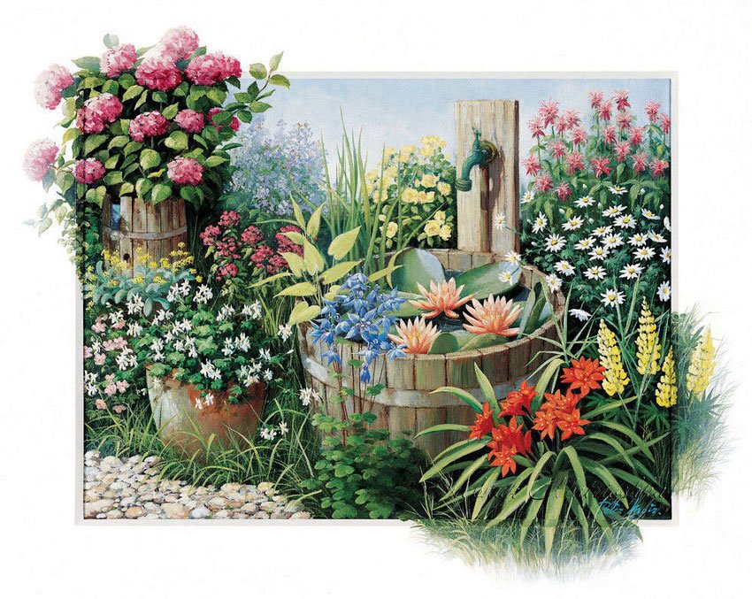 Красивый садик - красота природы - оригинал