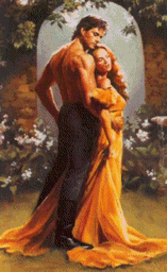 романтика - мужчина и женщина, двое, роман, влюбленные, пара, романтика, любовь - предпросмотр