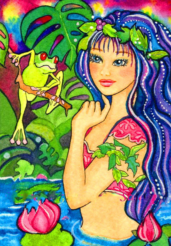 русалка - девушка, сказка, русалка, миф - оригинал