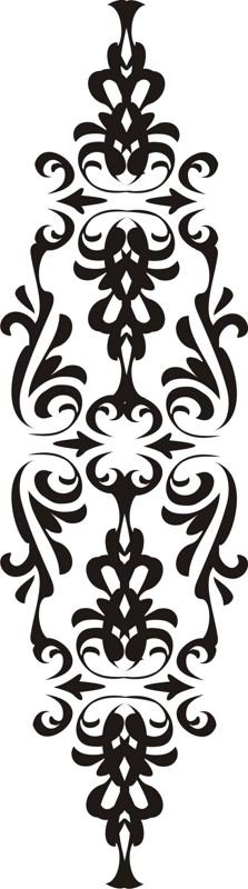 растительный орнамент - узор, бордюр., орнамент - оригинал