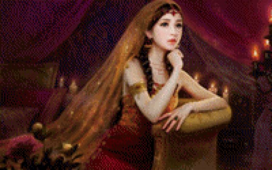 Восточная красавица - люди, девушка - предпросмотр