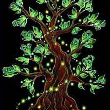 Оригинал схемы вышивки «денежное дерево» (№688391)