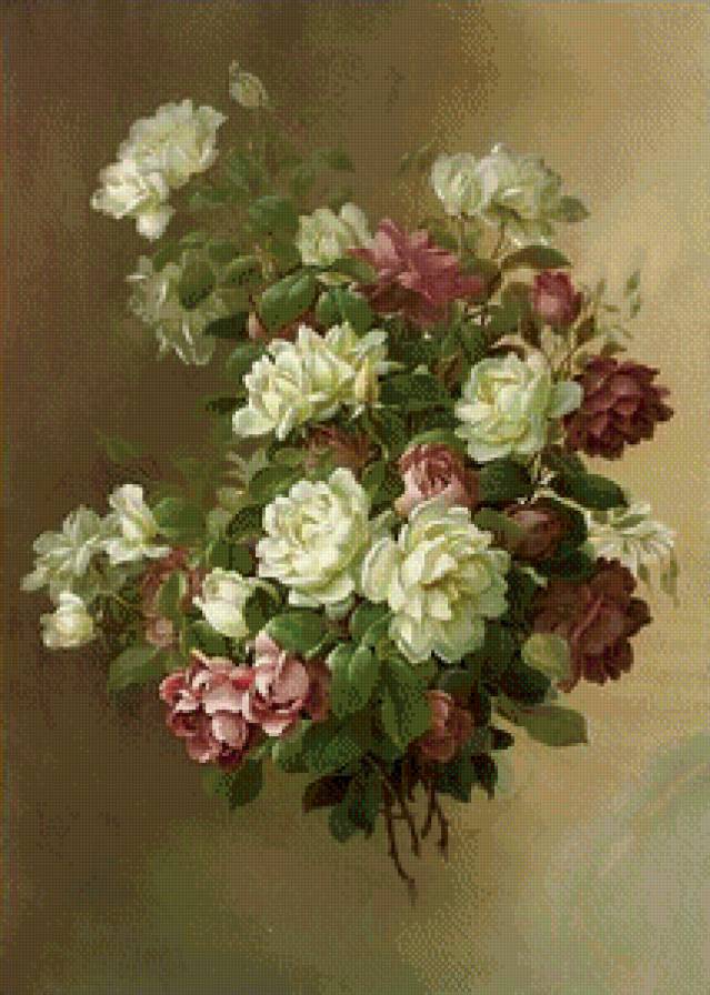 букет роз - букет, открытка, праздник, розы, цветы - предпросмотр