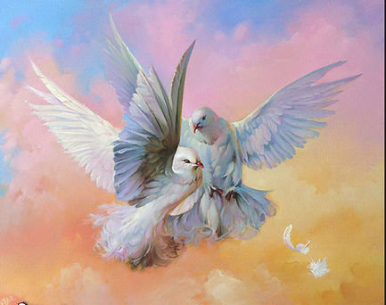 Голуби - природа, птицы - оригинал