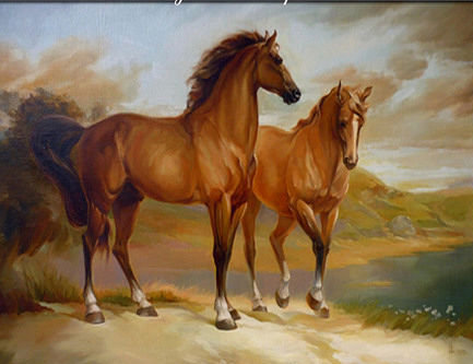 Лошади - животные - оригинал