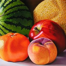 Схема вышивки «красочные фрукты»