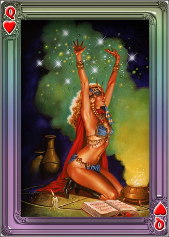 ворожея - магия, девушка, фэнтези - оригинал