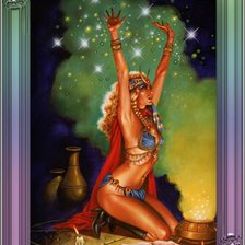 Схема вышивки «ворожея»