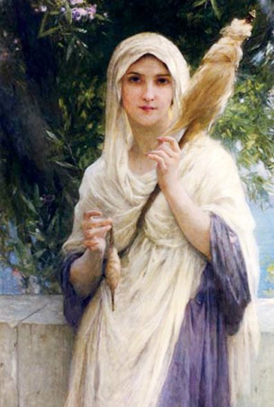 Пряха - оригинал