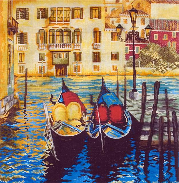 Вечерняя Венеция - гондола, венеция, вечер, италия - оригинал