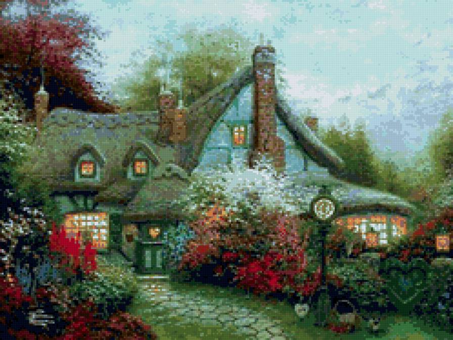 домик - природа, пейзаж, дом - предпросмотр