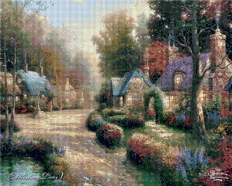 пейзаж - дом, природа, пейзаж - предпросмотр