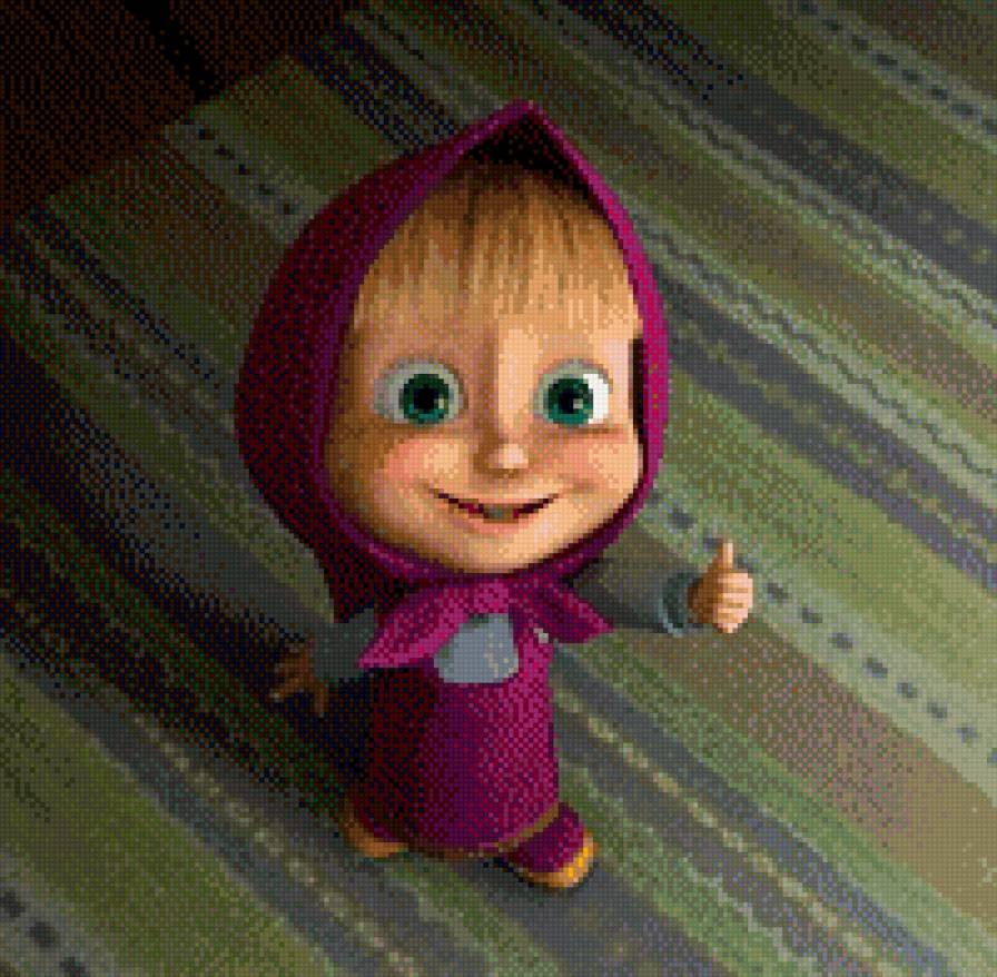 Маша - дети, мультгерой, картина - предпросмотр