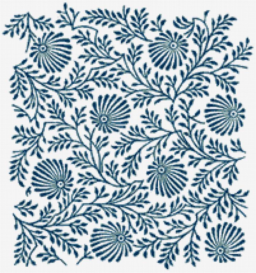 Узор для подушки - подушка, ветки, узор - предпросмотр