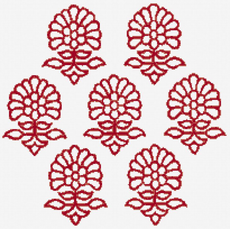 Узор для подушки - предпросмотр