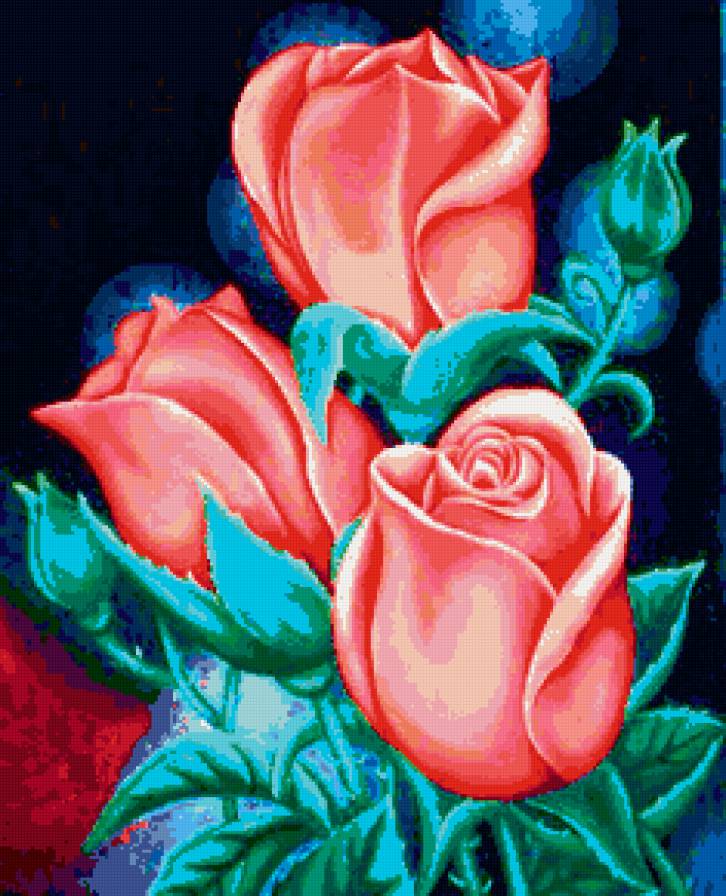 пано розы - пано, розы, цветы - предпросмотр