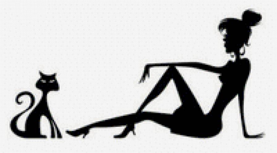 леди с коте2 - предпросмотр