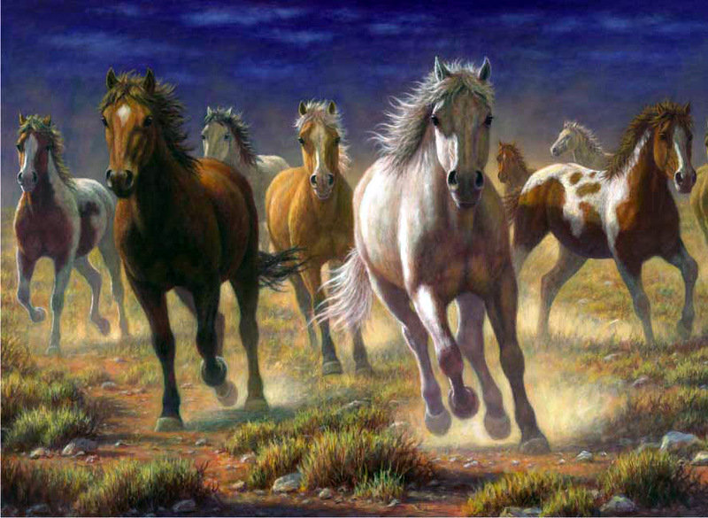 Bo Nowell - konie - оригинал