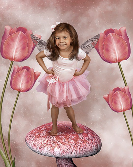 №691706 - фея, цветы, детское - оригинал