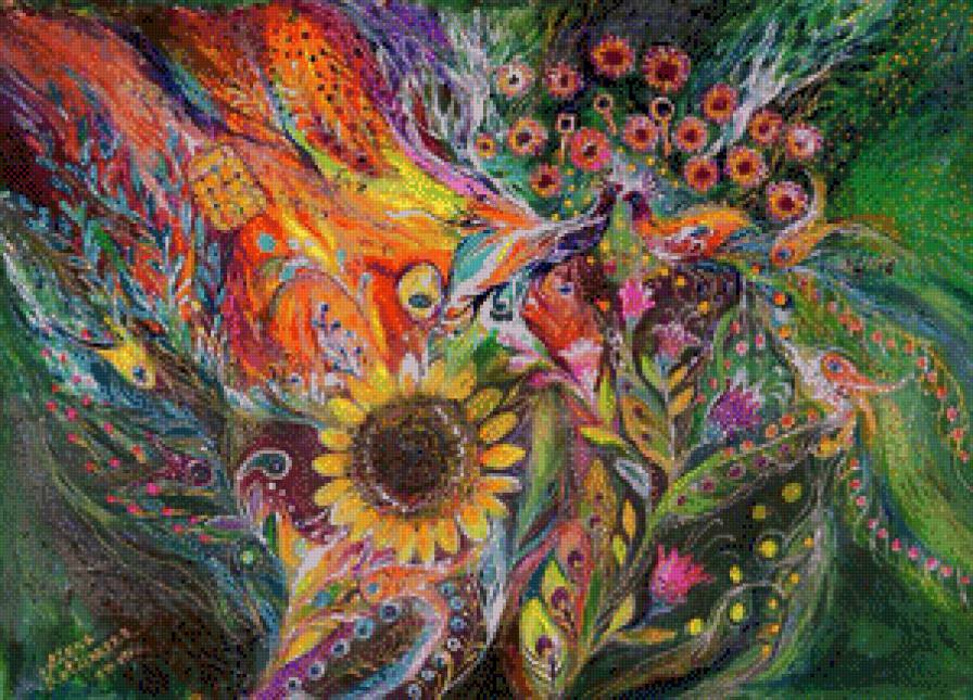 Абстракт "Весна" - весна, ярко, абстракт - предпросмотр