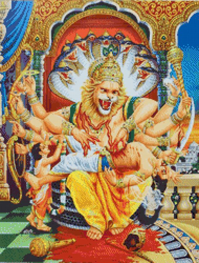 Нрисимха - индия бог господь религия - предпросмотр