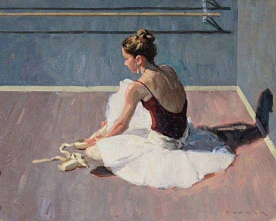 В перерыве - платье, девушка, балерина - оригинал