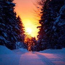 Схема вышивки «Зима»